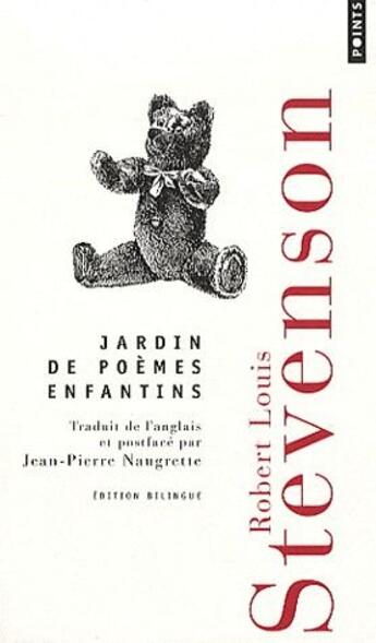 Couverture du livre « Jardin de poèmes enfantins » de Robert Louis Stevenson aux éditions Points