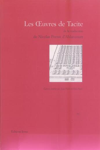 Couverture du livre « Oeuvres (les) » de Tacite aux éditions Ivrea
