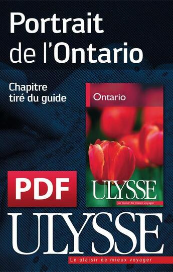 Couverture du livre « Portrait de l'Ontario » de Pascale Couture aux éditions Ulysse