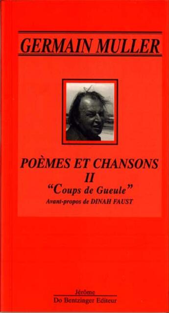 Couverture du livre « Poemes et chansons 2 » de  aux éditions Do Bentzinger