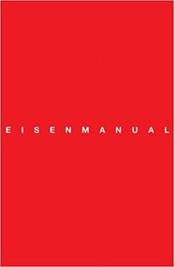 Couverture du livre « Eisenmanual » de Bernard Kormoss aux éditions Lars Muller