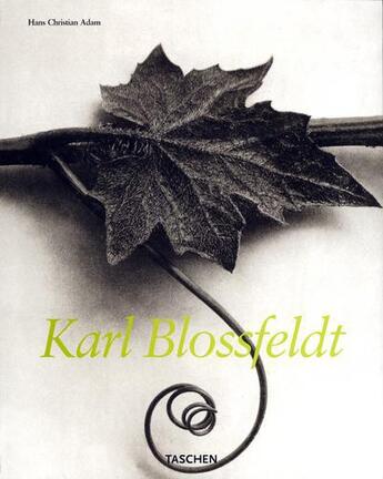 Couverture du livre « Karl blossfeldt » de Hans-Christian Adams aux éditions Taschen