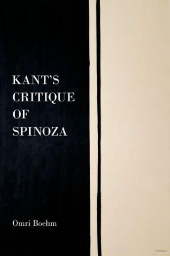 Couverture du livre « Kant's Critique of Spinoza » de Boehm Omri aux éditions Oxford University Press Usa