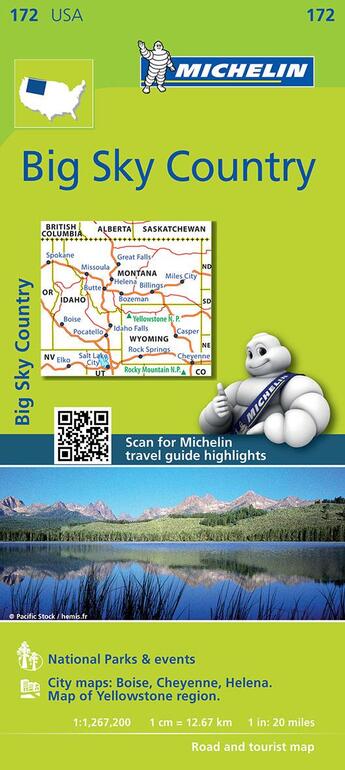 Couverture du livre « Big sky country » de Collectif Michelin aux éditions Michelin