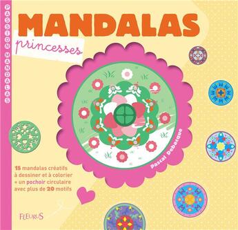 Couverture du livre « Mandalas princesses » de Pascal Debacque aux éditions Fleurus