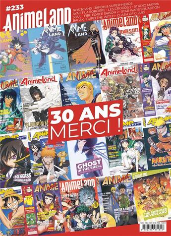 Couverture du livre « Animeland N.233 ; 30 ans ; merci ! » de  aux éditions Ynnis