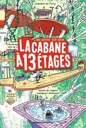 Couverture du livre « La cabane à 13 étages Tome 1 » de Andy Griffiths et Terry Denton aux éditions Bayard Jeunesse