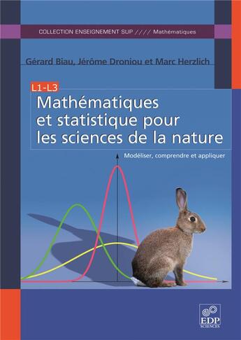 Couverture du livre « Mathématiques et statistique pour les sciences de la nature » de Droniou & Al aux éditions Edp Sciences