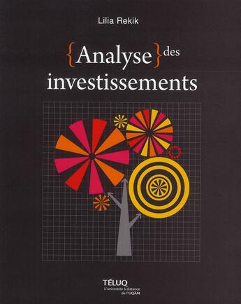 Couverture du livre « Analyse des investissements » de Rekik Lilia aux éditions Pu De Quebec