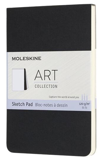 Couverture du livre « Bloc croquis poche noir » de  aux éditions Moleskine