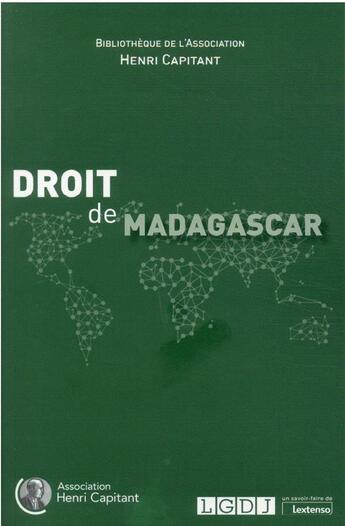 Couverture du livre « Droit de Madagascar » de  aux éditions Lgdj