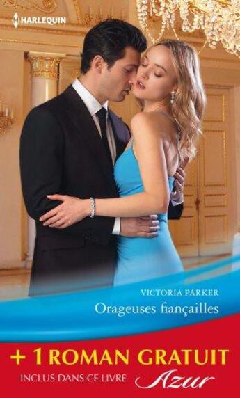 Couverture du livre « Orageuses fiançailles ; piège pour un play-boy » de Victoria Parker et Sarah Morgan aux éditions Harlequin