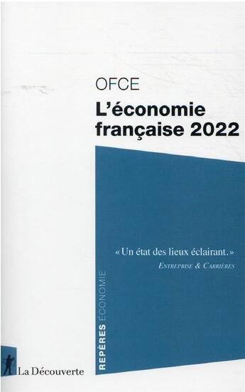 Couverture du livre « L'économie française (édition 2022) » de  aux éditions La Decouverte