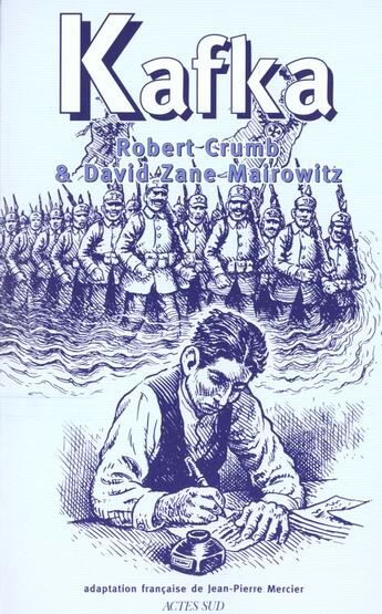 Couverture du livre « Kafka » de Robert Crumb aux éditions Actes Sud