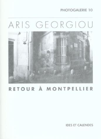 Couverture du livre « Aris georgiou retour a montpellier » de Georgiou Aris aux éditions Ides Et Calendes