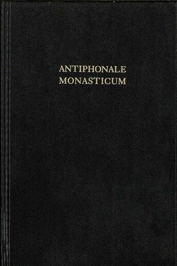 Couverture du livre « Antiphonaire monastique 2 psalterium » de De Solesmes Moines aux éditions Solesmes