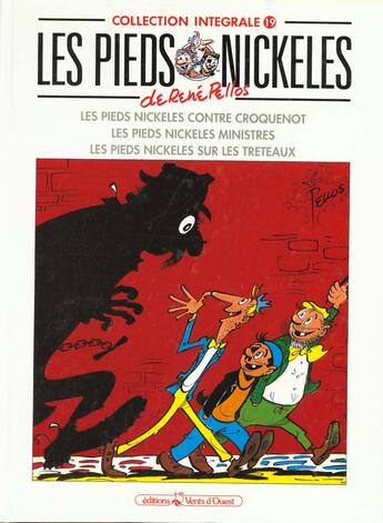 Couverture du livre « Les pieds nickelés ; intégrale t.19 » de Rene Pellos aux éditions Vents D'ouest