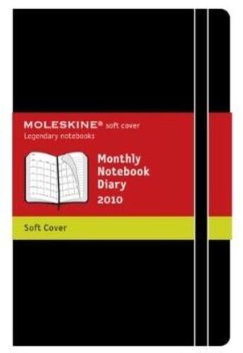 Couverture du livre « Agenda mensuel + carnet 2010 » de Moleskine aux éditions Moleskine Papet