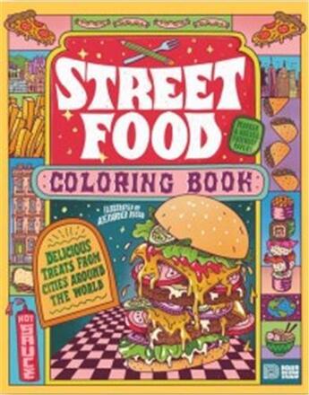 Couverture du livre « Street food coloring book /anglais » de Rosso Alexander aux éditions Dokument Forlag