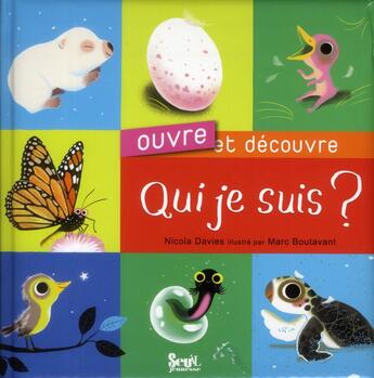 Couverture du livre « Qui je suis? » de Davies Boutavant aux éditions Seuil Jeunesse