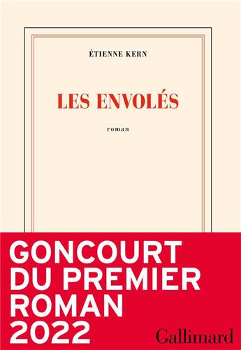 Couverture du livre « Les envolés » de Etienne Kern aux éditions Gallimard