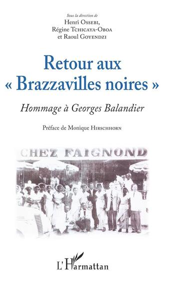 Couverture du livre « Retour aux 