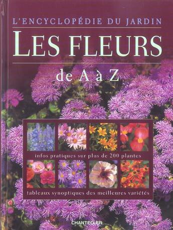 Couverture du livre « L'Encyclopedie Du Jardin - Les Fleurs De A A Z » de Alan Toogood aux éditions Chantecler