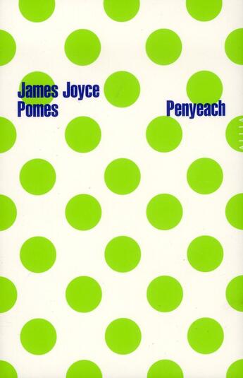 Couverture du livre « Pomes penyeach » de James Joyce aux éditions Allia