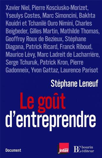 Couverture du livre « Le goût d'entreprendre » de Stephane Leneuf aux éditions Les Peregrines