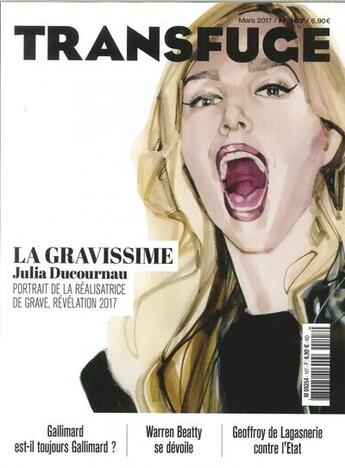 Couverture du livre « Transfuge n 107 la gravissime julian ducournau mars2017 » de  aux éditions Transfuge