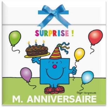 Couverture du livre « Monsieur anniversaire ; surprise ! » de Roger Hargreaves aux éditions Hachette Jeunesse