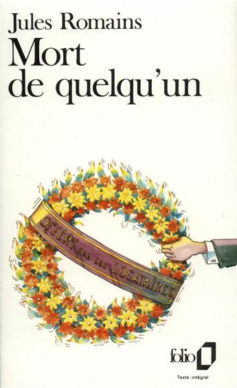 Couverture du livre « Mort de quelqu'un » de Jules Romains aux éditions Folio