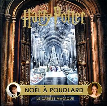 Couverture du livre « Harry Potter : Noël à Poudlard : le carnet magique » de  aux éditions Gallimard-jeunesse