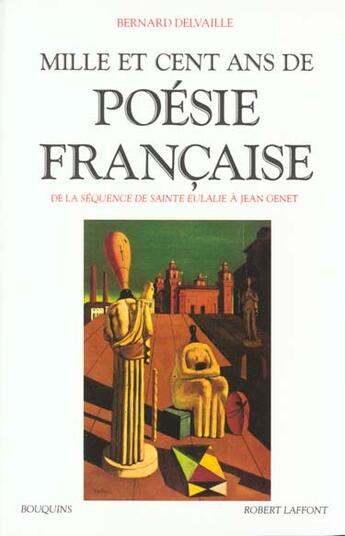 Couverture du livre « Mille et cent ans de poésie française de la 