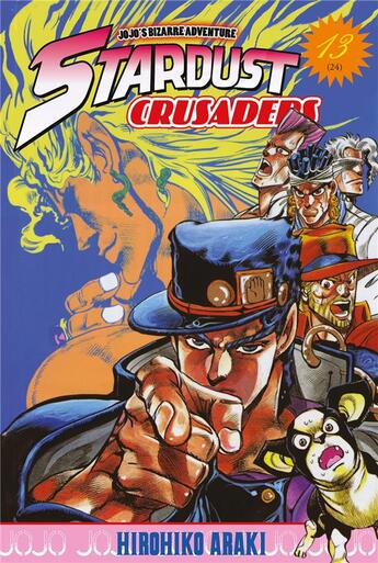 Couverture du livre « Jojo's bizarre adventure - saison 3 ; stardust crusaders Tome 13 » de Hirohiko Araki aux éditions Delcourt