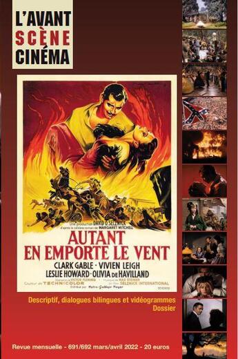 Couverture du livre « L'avant-scene cinema n 691-692 : autant en emporte le vent - mars/avril 2022 » de  aux éditions Alice Edition