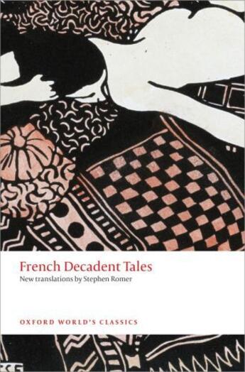 Couverture du livre « French decadent tales » de Stephen Romer aux éditions Editions Racine