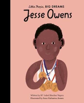 Couverture du livre « Little people big dreams : Jesse Owens » de Isabel Sanchez Vegara aux éditions Frances Lincoln