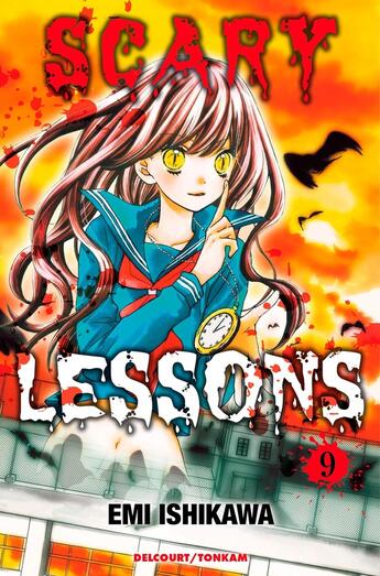 Couverture du livre « Scary lessons Tome 9 » de Emi Ishikawa aux éditions Delcourt