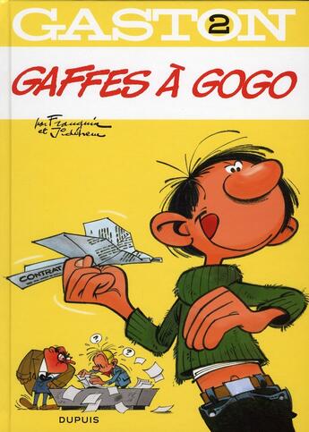 Couverture du livre « Gaston Tome 2 : gaffes à gogo » de Jidehem et Andre Franquin aux éditions Dupuis