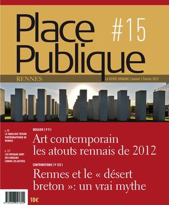 Couverture du livre « Place publique rennes n 15 » de  aux éditions Joca Seria