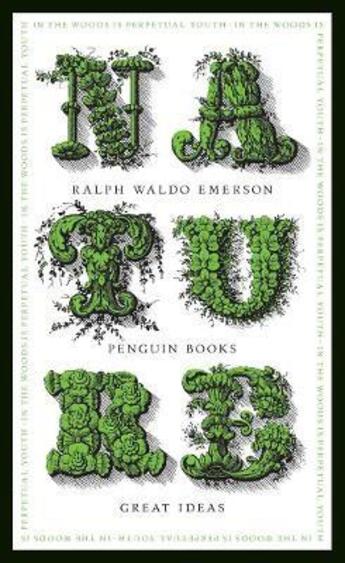 Couverture du livre « Penguin Great Ideas: Nature » de Emerson Ralph aux éditions Adult Pbs