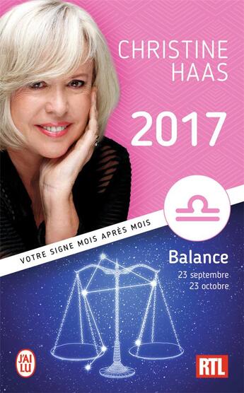 Couverture du livre « Balance 2017 » de Christine Haas aux éditions J'ai Lu