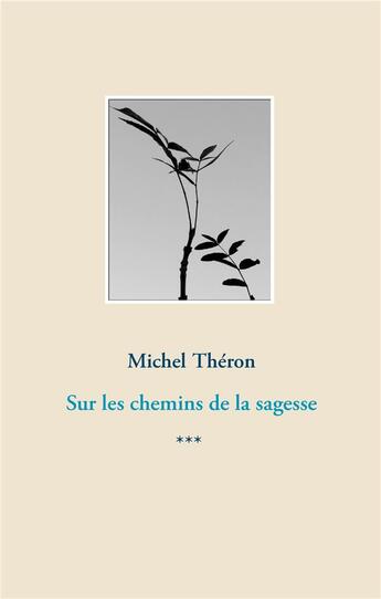 Couverture du livre « Sur les chemins de la sagesse » de Michel Théron aux éditions Books On Demand