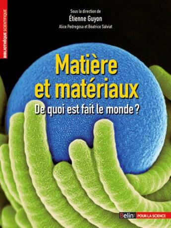 Couverture du livre « Matière et matériaux ; de quoi est fait le Monde ? » de Pedregosa/Salviat aux éditions Belin