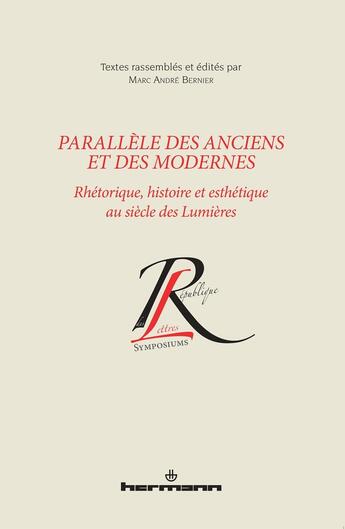 Couverture du livre « Parallèle des anciens et des modernes » de  aux éditions Hermann