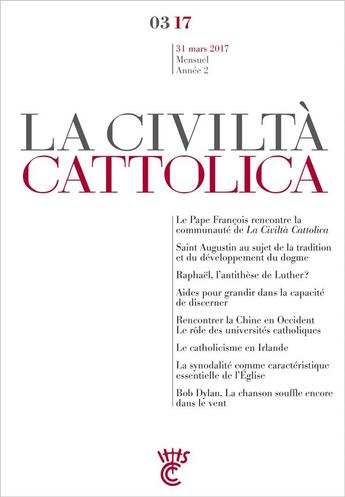 Couverture du livre « Civiltà cattolica (édition 2017) » de Antonio Spadaro aux éditions Parole Et Silence