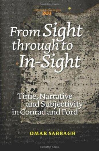 Couverture du livre « From sight through to in-sight » de Omar Sabbagh aux éditions Rodopi