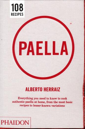 Couverture du livre « Paella » de Alberto Herraiz aux éditions Phaidon Press