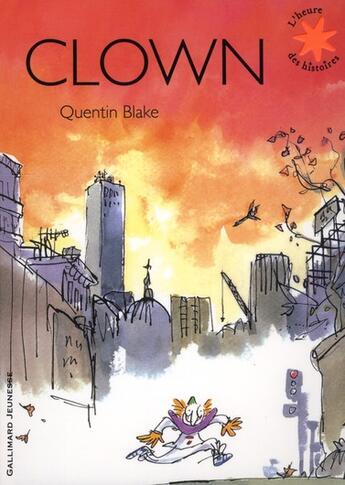 Couverture du livre « Clown » de Quentin Blake aux éditions Gallimard-jeunesse